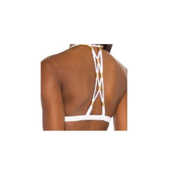 Joues de Sable Taylor Swimuit Bikini Top Snow Medium NWT - Picture 2 of 3